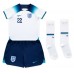 Billige England Jude Bellingham #22 Børnetøj Hjemmebanetrøje til baby VM 2022 Kortærmet (+ korte bukser)
